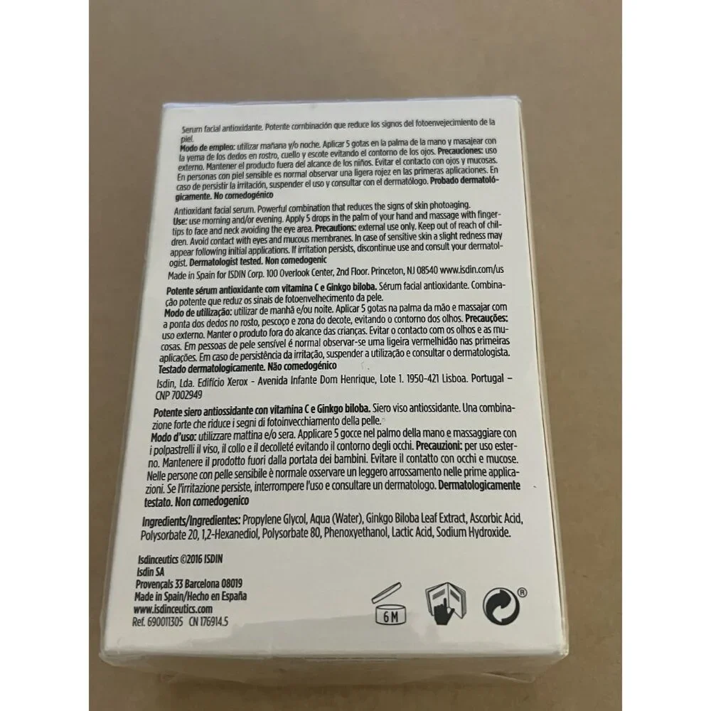 ISDIN FLAVO-C Rejuvenating Serum with Vitamin C and Ginkgo Leaf Extract 30ml